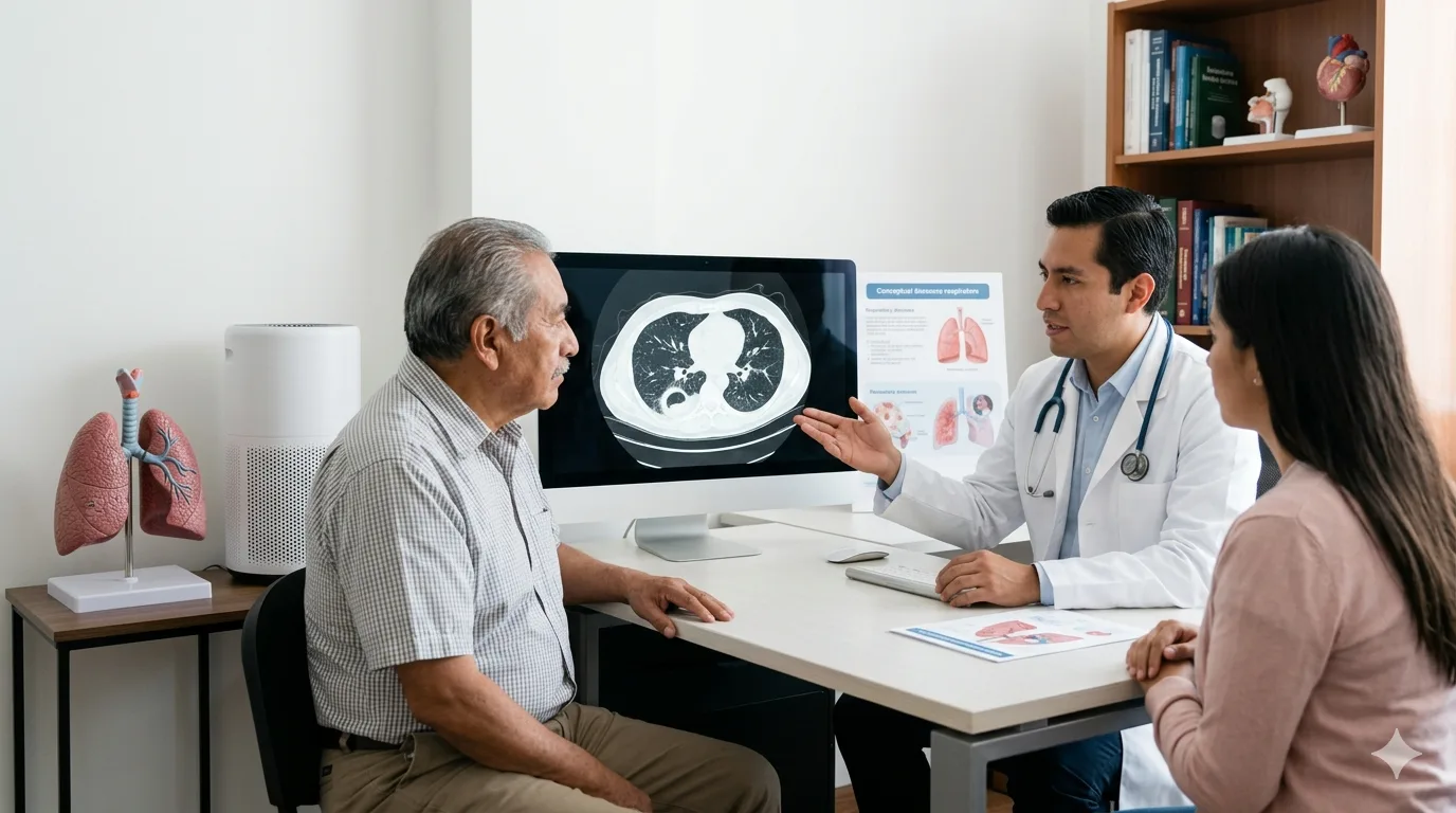 ¿Qué especialista trata la aspergilosis pulmonar?